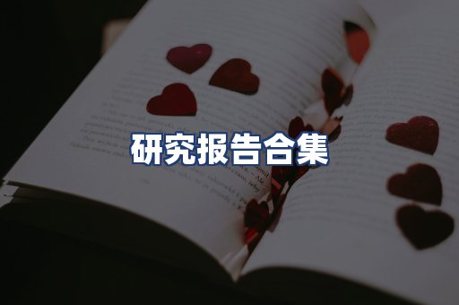 研究报告合集